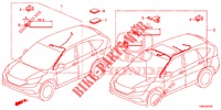 CONJUNTO DE ALAMBRES (LH) (4) para Honda CR-V DIESEL 1.6 EXECUTIVE NAVI 5 Puertas 6 velocidades manual 2015