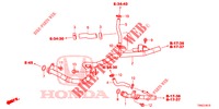 MANGUERA DE AGUA/CONDUCTO DE CALEFACTOR (DIESEL) (1) para Honda CR-V DIESEL 1.6 EXECUTIVE NAVI 5 Puertas 6 velocidades manual 2015