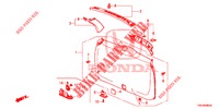 RECUBRIMIENTO PUERTA TR./ RECUBRIMIENTO DE PANEL(2D)  para Honda CR-V DIESEL 2.2 EXCLUSIVE NAVI 5 Puertas 6 velocidades manual 2014
