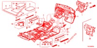 ALFOMBRA DE PISO/AISLADOR  para Honda CR-V DIESEL 2.2 ELEGANCE 5 Puertas 6 velocidades manual 2014