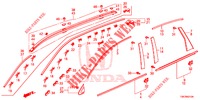 PARRILLA DELANTERA/MOLDURA  para Honda CR-V DIESEL 2.2 ELEGANCE 5 Puertas 6 velocidades manual 2014