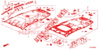 RECUBRIMIENTO DE TECHO (1) para Honda CR-V DIESEL 2.2 ELEGANCE 5 Puertas 6 velocidades manual 2014