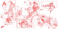 ASIENTO DELANTERO/CINTURONES DE SEGURIDAD  para Honda CR-V DIESEL 1.6 EXCLUSIVE NAVI 4WD 5 Puertas 6 velocidades manual 2015