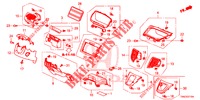 GUARNICION DE INSTRUMENTO (COTE DE CONDUCTEUR) (LH) para Honda CR-V DIESEL 1.6 EXCLUSIVE NAVI 4WD 5 Puertas 6 velocidades manual 2015