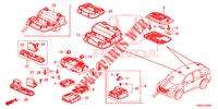 LUZ INTERIOR  para Honda CR-V DIESEL 1.6 EXCLUSIVE NAVI 4WD 5 Puertas 6 velocidades manual 2015