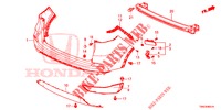 PARAGOLPES TRASERO (2) para Honda CR-V DIESEL 1.6 EXCLUSIVE NAVI 4WD 5 Puertas 6 velocidades manual 2015