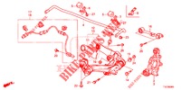BRAZO INFERIOR TRASERO/VARILLA DE RADIO  para Honda CR-V DIESEL 1.6 COMFORT 5 Puertas 6 velocidades manual 2018