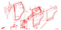 PANELES DE PUERTA TRAS.(4D)  para Honda CR-V DIESEL 1.6 COMFORT 5 Puertas 6 velocidades manual 2018