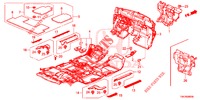 ALFOMBRA DE PISO/AISLADOR  para Honda CR-V DIESEL 2.2 EXCLUSIVE 5 Puertas 6 velocidades manual 2013