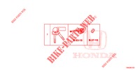 CILINDRO DE CHAVETA (INTELLIGENT) (LH) para Honda CR-V DIESEL 2.2 EXCLUSIVE 5 Puertas 6 velocidades manual 2013