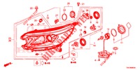 FARO DELANTERO  para Honda CR-V DIESEL 2.2 EXCLUSIVE 5 Puertas 6 velocidades manual 2013