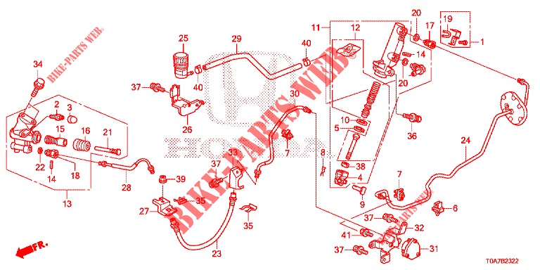 CILINDRO MAESTRO DE FRENO (DIESEL) (2.2L) (LH) para Honda CR-V DIESEL 2.2 EXCLUSIVE 5 Puertas 6 velocidades manual 2013