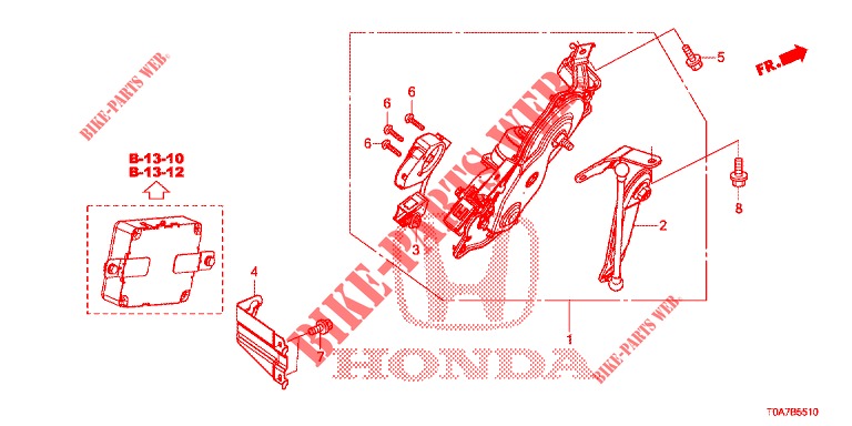 MOTOR DE PUERTA TRASERA DE POTENCIA  para Honda CR-V DIESEL 2.2 EXCLUSIVE 5 Puertas 6 velocidades manual 2013