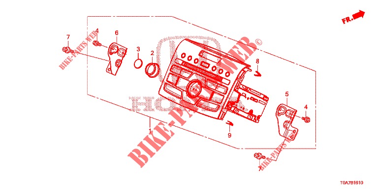 RADIO AUTOMATICA  para Honda CR-V DIESEL 2.2 EXCLUSIVE 5 Puertas 6 velocidades manual 2013
