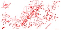 ASIENTO TRASERO/CINTURON SEGURIDAD(2D)  para Honda CR-V DIESEL 2.2 COMFORT 5 Puertas 6 velocidades manual 2013