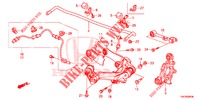 BRAZO INFERIOR TRASERO/VARILLA DE RADIO  para Honda CR-V DIESEL 2.2 COMFORT 5 Puertas 6 velocidades manual 2013