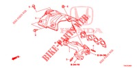 MULTIPLE DE ESCAPE (DIESEL) (2.2L) para Honda CR-V DIESEL 2.2 COMFORT 5 Puertas 6 velocidades manual 2013