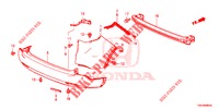 PARAGOLPES TRASERO  para Honda CR-V DIESEL 2.2 DIESEL ELEGANCE L 5 Puertas 6 velocidades manual 2013
