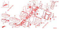 ASIENTO TRASERO/CINTURON SEGURIDAD(2D)  para Honda CR-V DIESEL 2.2 ELEGANCE 5 Puertas 6 velocidades manual 2013