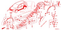 GUARNICION DE LARGUERO LATERAL/PROTECTOR  para Honda CR-V DIESEL 2.2 ELEGANCE 5 Puertas 6 velocidades manual 2013