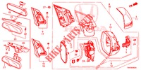 RETROVISOR/VISERA (3) para Honda CR-V DIESEL 2.2 ELEGANCE 5 Puertas 6 velocidades manual 2013
