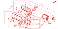 VISUALIZADOR CENTRAL (LH) para Honda CR-V DIESEL 2.2 ELEGANCE 5 Puertas 6 velocidades manual 2013