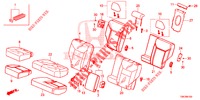 ASIENTO TRASERO/CINTURON SEGURIDAD(2D)  para Honda CR-V DIESEL 2.2 EXECUTIVE NAVI 5 Puertas 6 velocidades manual 2013