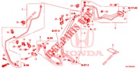 ACONDICIONADOR DE AIRE (FLEXIBLES/TUYAUX) (DIESEL) (2.2L) (LH) para Honda CR-V DIESEL 2.2 EXECUTIVE NAVI 5 Puertas 5 velocidades automática 2013
