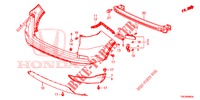 PARAGOLPES TRASERO  para Honda CR-V DIESEL 1.6 EXECUTIVE NAVI 4WD 5 Puertas 6 velocidades manual 2016