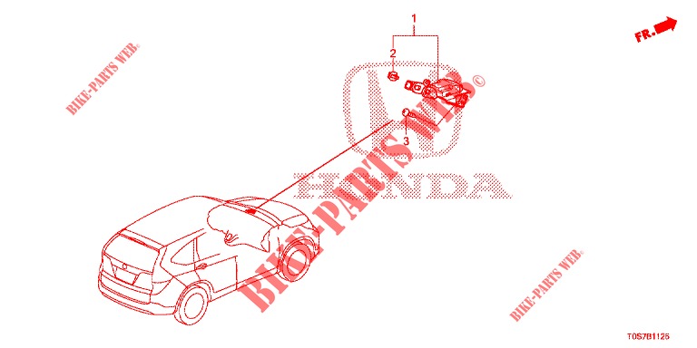 ANTENA GPS para Honda CR-V DIESEL 1.6 EXECUTIVE NAVI 4WD 5 Puertas 6 velocidades manual 2016