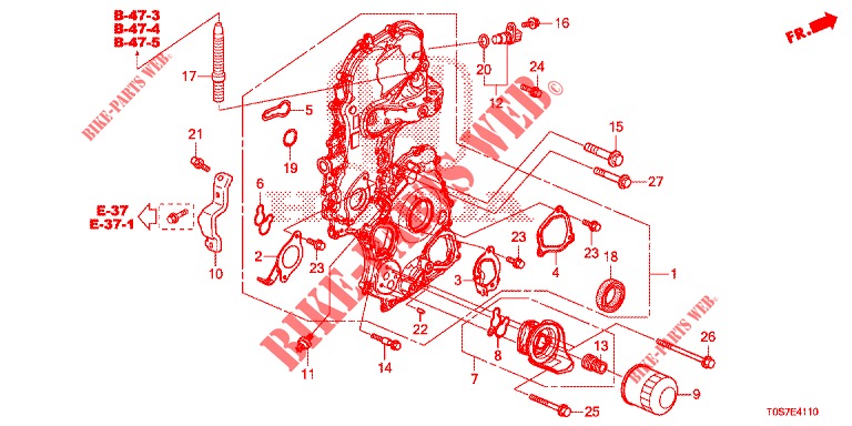 CAJA DE CADENA (DIESEL) para Honda CR-V DIESEL 1.6 EXECUTIVE NAVI 4WD 5 Puertas 6 velocidades manual 2016