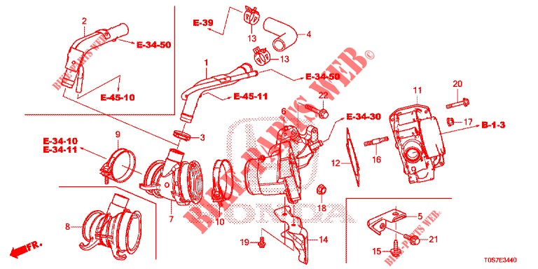 PRESIÓN DE ENTRADA DE LA VÁLVULA DE CONTROL (DIESEL) para Honda CR-V DIESEL 1.6 EXECUTIVE NAVI 4WD 5 Puertas 6 velocidades manual 2016