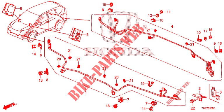 SENSOR DE ESTACIONAMIENTO  para Honda CR-V DIESEL 1.6 EXECUTIVE NAVI 4WD 5 Puertas 6 velocidades manual 2016