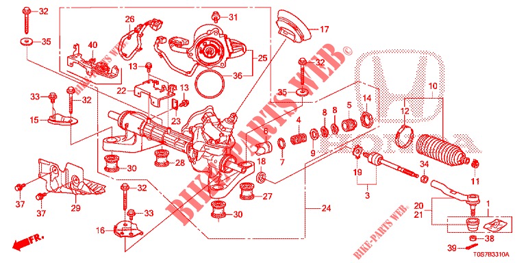 CAJA DE ENGRANAJE DE P.S. (LH) para Honda CR-V DIESEL 1.6 EXECUTIVE NAVI 4WD 5 Puertas 9 velocidades automática 2016