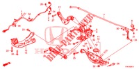BRAZO INFERIOR TRASERO/VARILLA DE RADIO (4WD) para Honda CR-V HYBRID 2.0 MID 5 Puertas E-CVT 2019