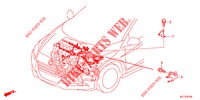 APOYO DE GRUPO DE CABLE DE MOTOR(1.7L)(RH)  para Honda CR-Z 1.5 GT 3 Puertas 6 velocidades manual 2012