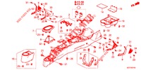 CONSOLA CENTRAL  para Honda CR-Z 1.5 GT 3 Puertas 6 velocidades manual 2012