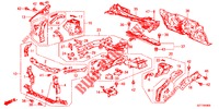 CONTENCION DELANTERA/TABLERO  para Honda CR-Z 1.5 GT 3 Puertas 6 velocidades manual 2012