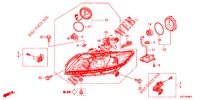 FARO DELANTERO (HID) para Honda CR-Z 1.5 GT 3 Puertas 6 velocidades manual 2012
