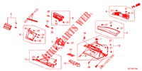 GUARNICION DE INSTRUMENTO (COTE DE PASSAGER) (LH) para Honda CR-Z 1.5 GT 3 Puertas 6 velocidades manual 2012