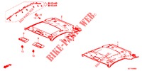 RECUBRIMIENTO DE TECHO  para Honda CR-Z 1.5 GT 3 Puertas 6 velocidades manual 2012