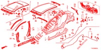 PANELES EXTERIORES/PANEL TRASERO  para Honda HR-V DIESEL 1.6 EXCLUSIVE 5 Puertas 6 velocidades manual 2016
