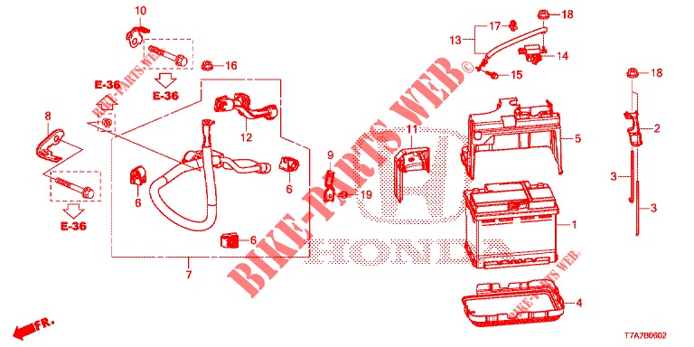 BATERIA/BOBINA DE ENCENDIDO (DIESEL) para Honda HR-V DIESEL 1.6 EXCLUSIVE 5 Puertas 6 velocidades manual 2016