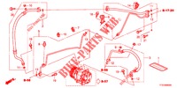 ACONDICIONADOR DE AIRE (FLEXIBLES/TUYAUX) (LH) para Honda JAZZ 1.4 LUXURY 5 Puertas 5 velocidades manual 2012