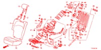 ASIENTO TRASERO/CINTURON SEGURIDAD (D.) para Honda JAZZ 1.4 LUXURY 5 Puertas 5 velocidades manual 2012