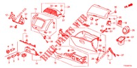GUARNICION DE INSTRUMENTO (COTE DE PASSAGER) (LH) para Honda JAZZ 1.4 LUXURY 5 Puertas 5 velocidades manual 2012