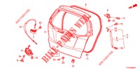 PANEL DE PUERTA TRASERA(2D)  para Honda JAZZ 1.4 LUXURY 5 Puertas 5 velocidades manual 2012