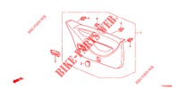 RECUBRIMIENTO PUERTA TR./ RECUBRIMIENTO DE PANEL(2D)  para Honda JAZZ 1.4 LUXURY 5 Puertas 5 velocidades manual 2012