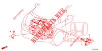 APOYO DE GRUPO DE CABLE DE MOTOR(1.7L)(RH)  para Honda JAZZ 1.4 ESL 5 Puertas automática completa 2012