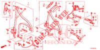 ASIENTO DELANTERO/CINTURONES DE SEGURIDAD  para Honda JAZZ 1.4 ESL 5 Puertas automática completa 2012